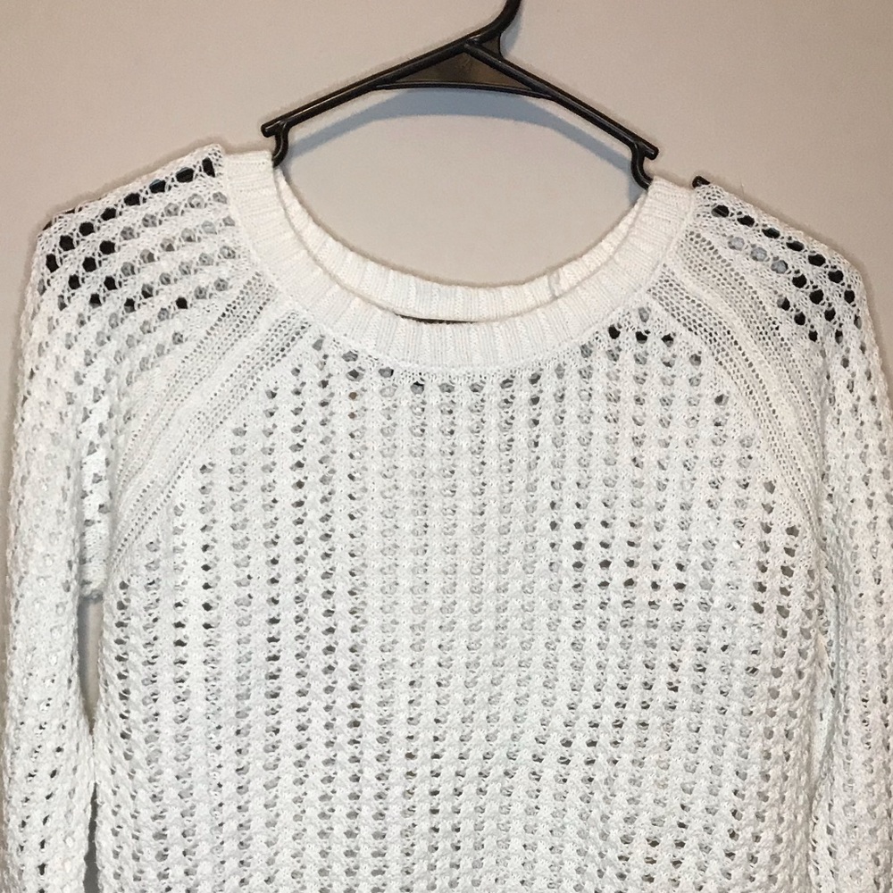 Ana white knit sweater
